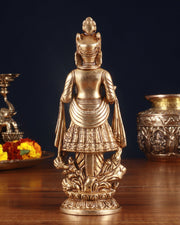 Pure Brass Swaminarayan Sahajanand Swami Superfine Idol – 7 Inch - Budhshiv.com