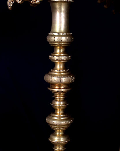 Pure Brass Temple – Large Size for Home Mandir 38 inch - Budhshiv.com