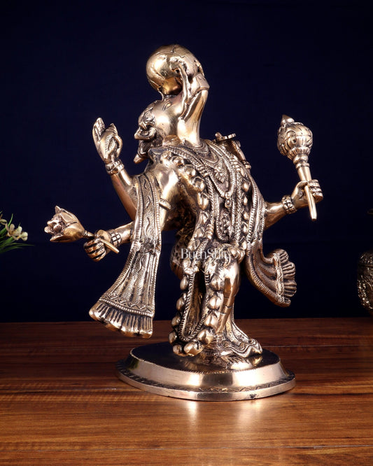 Pure Brass Varaha Avatar of Lord Vishnu | Lifting Earth |13” - Budhshiv.com
