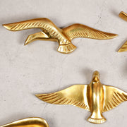 Pure Brass Wall Hanging Birds – Set of 5 - Budhshiv.com