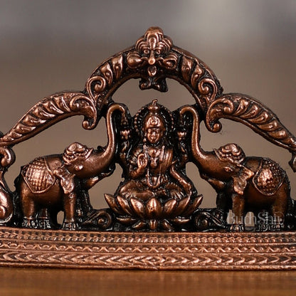 Pure Copper Gajalakshmi Idol Symbol | 1.5 Inch - Budhshiv.com