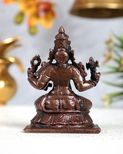 Pure Copper Hayagriva Vishnu Avatar Idol – Divine Wisdom Miniature Sculpture (2.5 Inches) - Budhshiv.com