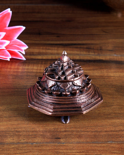 Pure Copper Maha Meru Shree Yantra – Handcrafted - Budhshiv.com