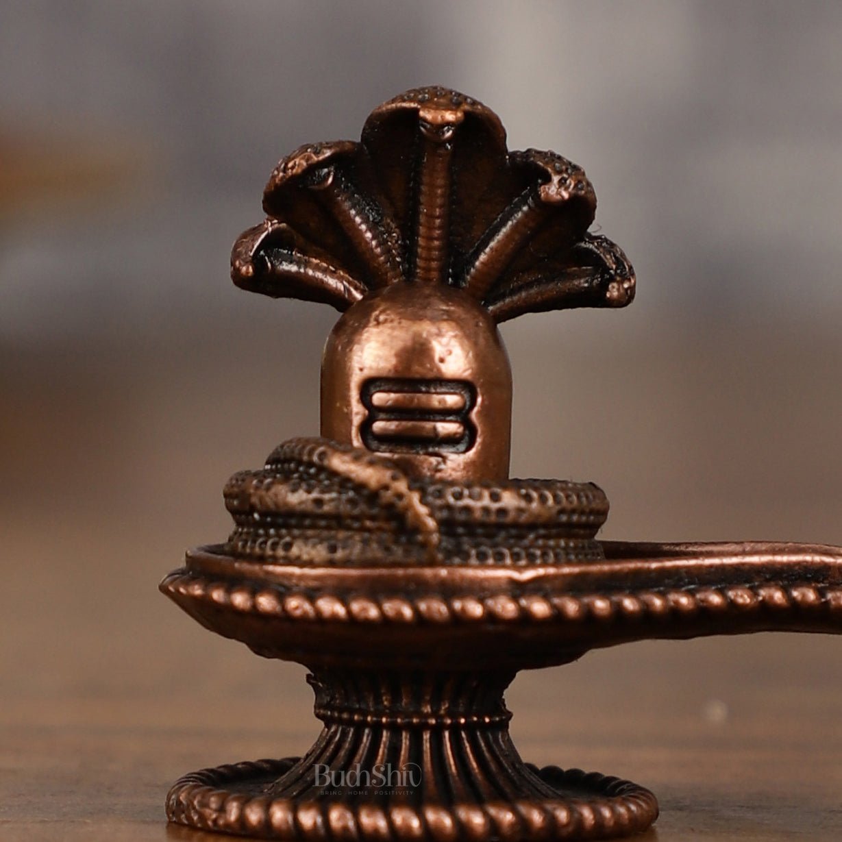 Pure Copper Shivling | 2 Inch Height - Budhshiv.com