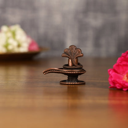 Pure Copper Shivling | 2 Inch Height - Budhshiv.com