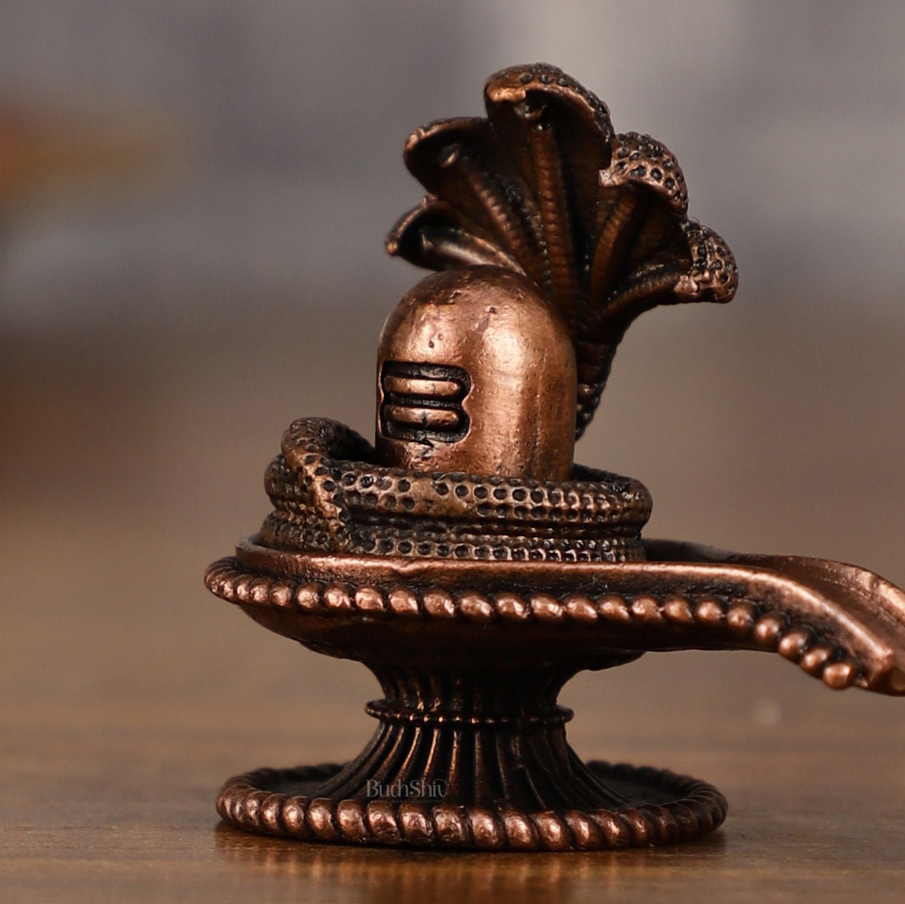 Pure Copper Shivling | 2 Inch Height - Budhshiv.com