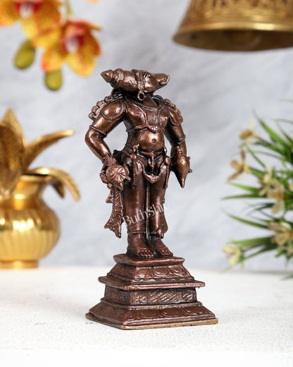 Pure Copper Varaha Swamy Idol – Divine Vishnu Avatar Sculpture (4.5 Inches) - Budhshiv.com