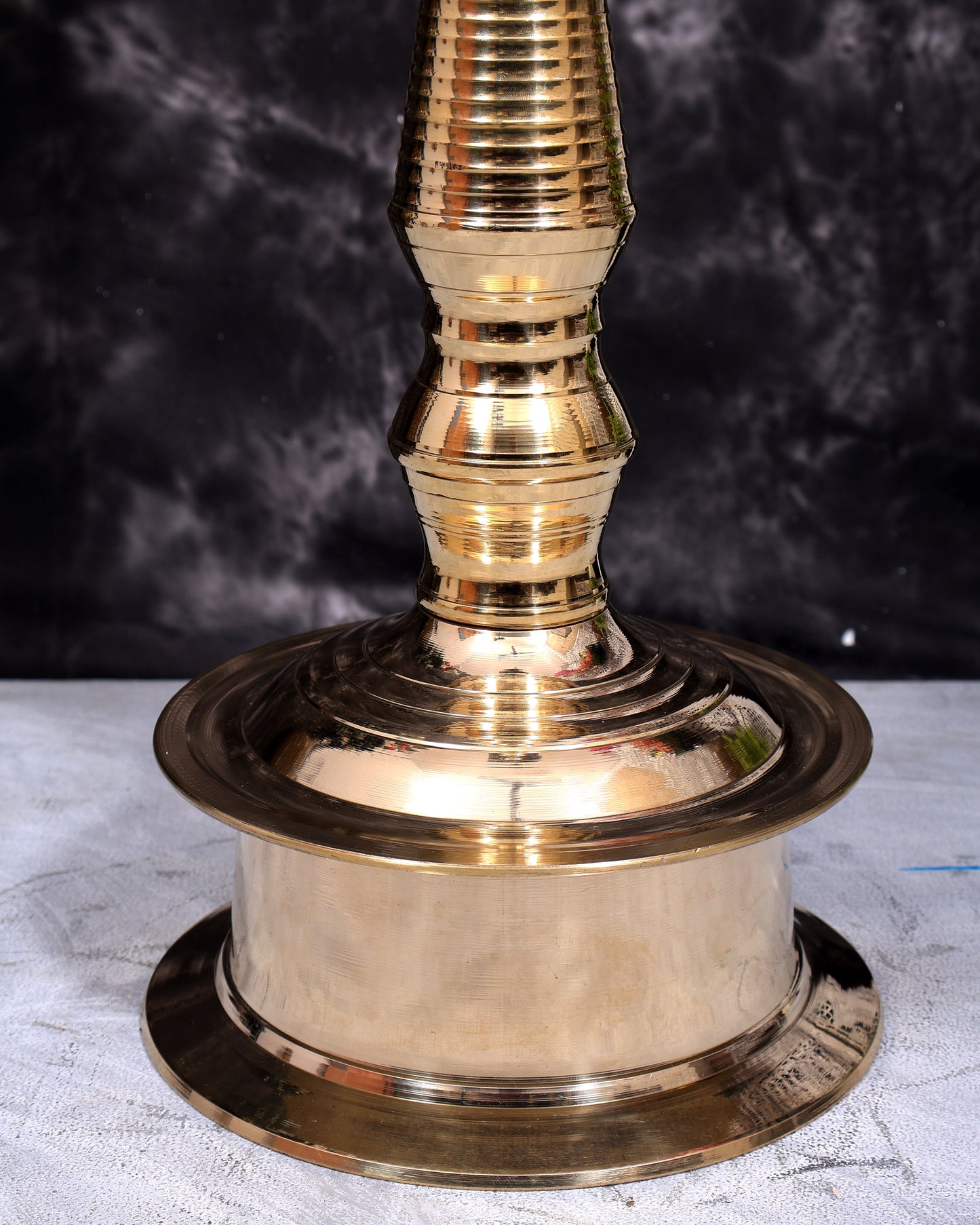 Brass Large Peacock Samai Inauguration Lamp (Pair) 54 inch
