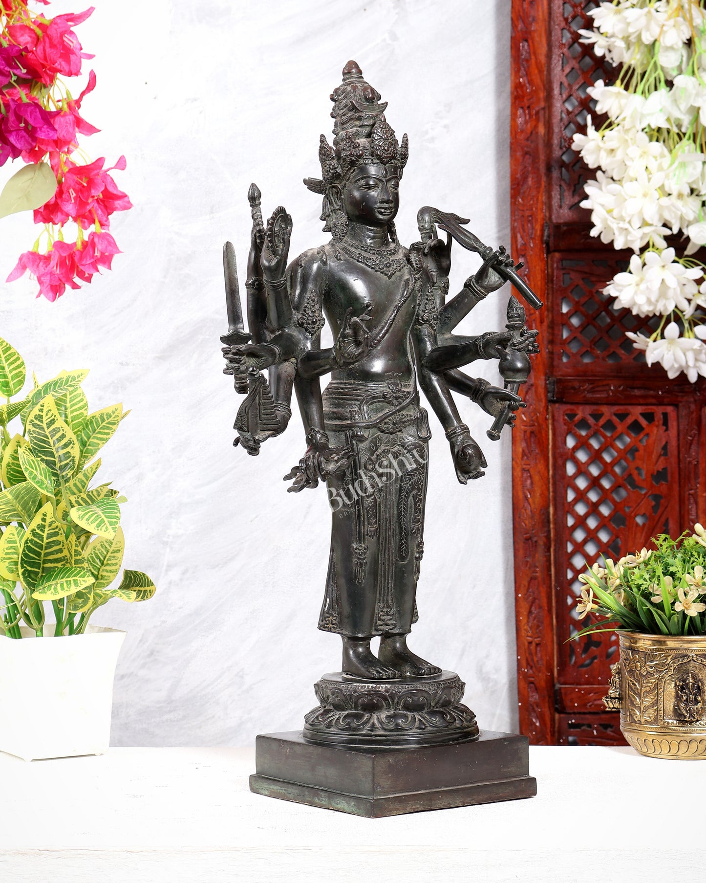 Indonesian Bronze Standing Shiva – Restorer of Cosmic Order | Java Museum-Style Sculpture