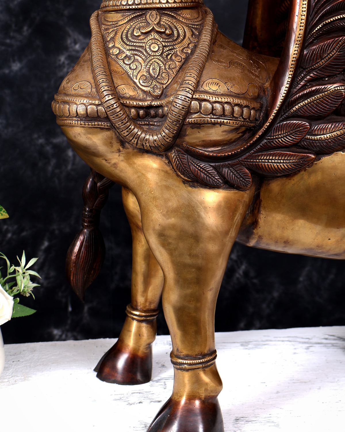 Brass Large Kamadhenu Cow — Goddess Form 30 inch, 56 kg