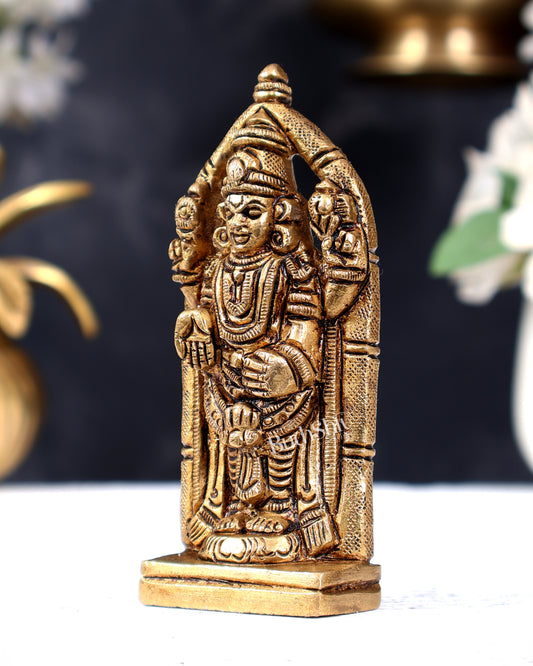 Solid Brass Tirupati Balaji Idol | Height 4 inch