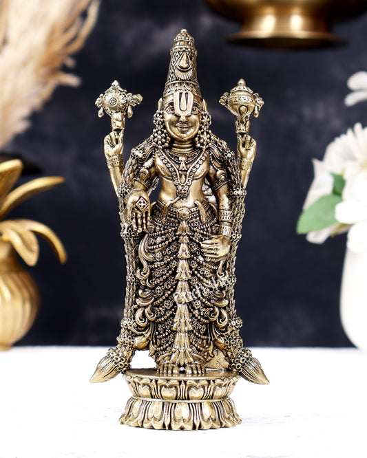 Brass Superfine Tirupati Balaji Statue 6 inch