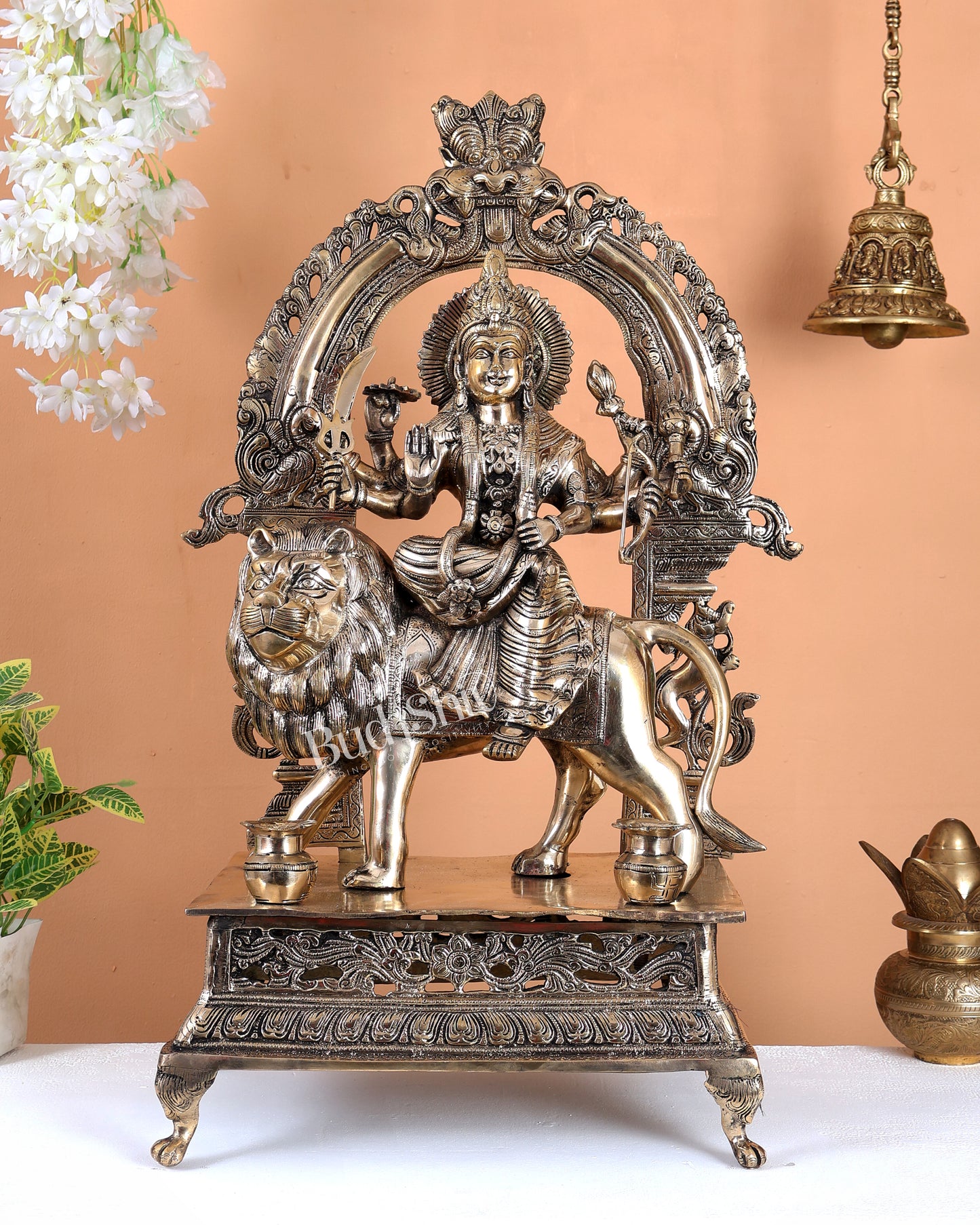 Premium Brass Handcrafted Goddess Durga Statue 26 inch