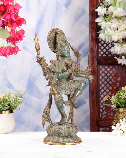 Bronze Ardhanarishwara Indonesian Depiction Sculpture