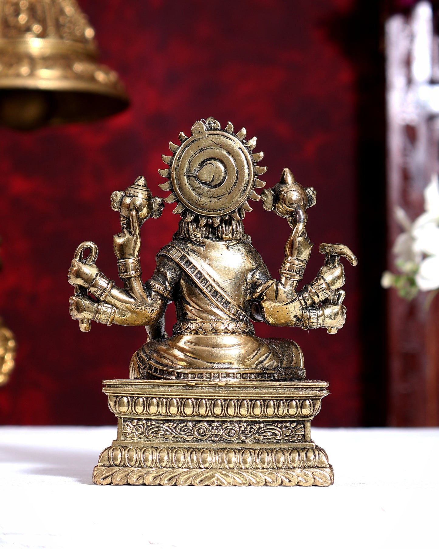 Brass Superfine Goddess Varahi Amman — Hollow Casted Idol 4.5 inch