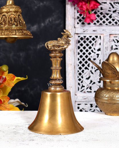 Brass Nandi Design Handbell 9 inch