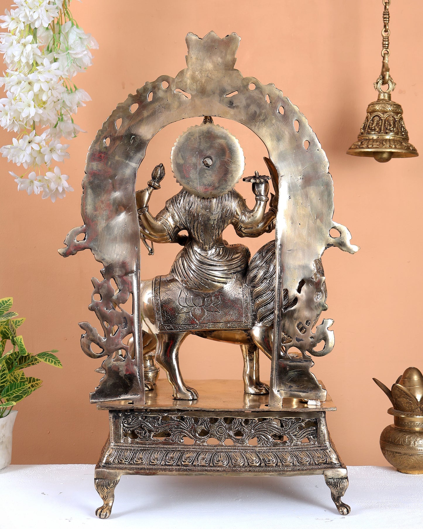 Premium Brass Handcrafted Goddess Durga Statue 26 inch