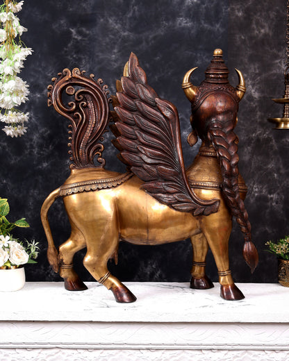 Brass Large Kamadhenu Cow — Goddess Form 30 inch, 56 kg