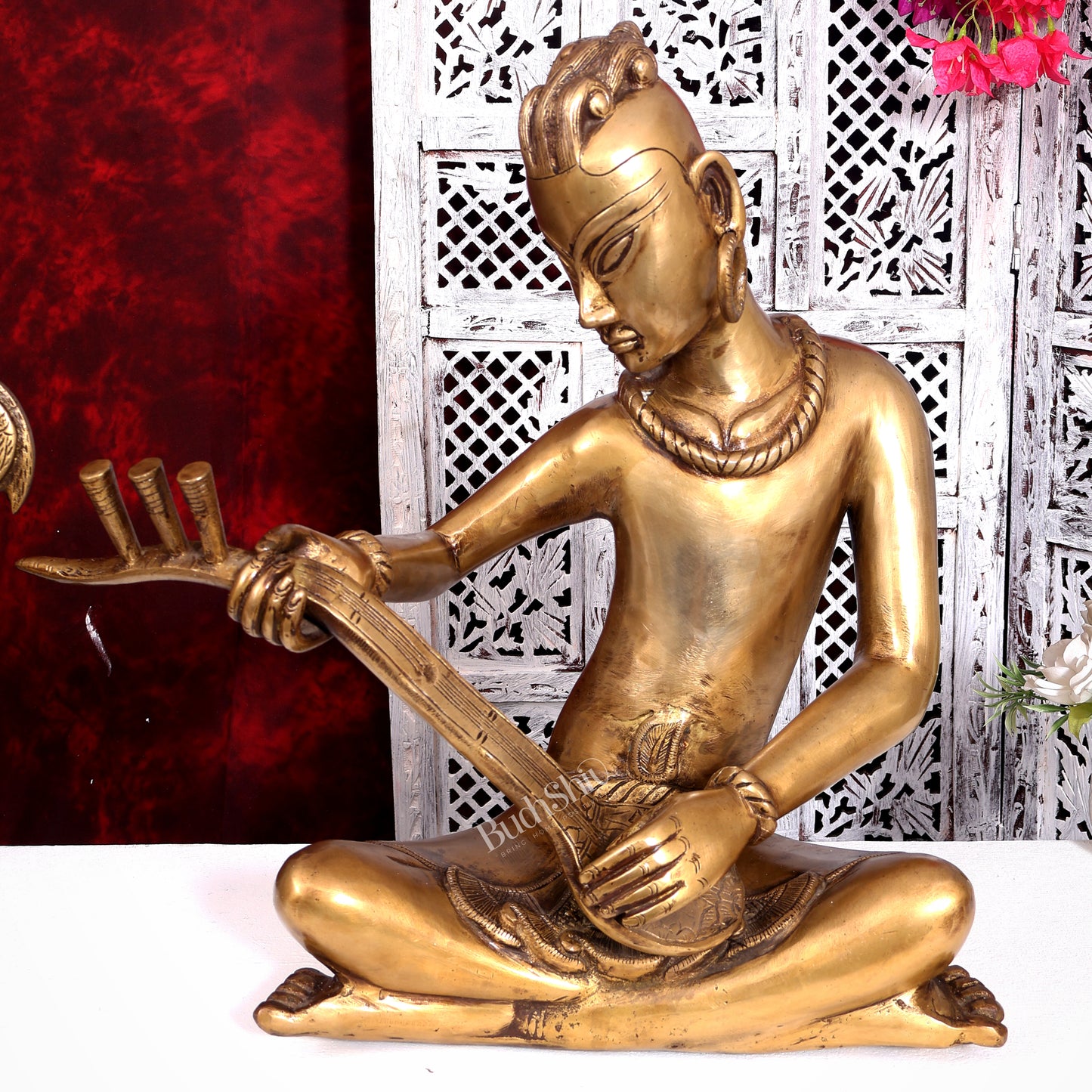 Brass Set of 4 Tansen Musicians – 18 Inch