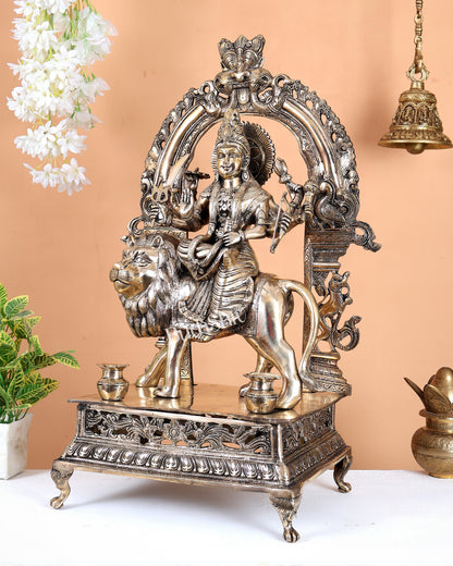 Premium Brass Handcrafted Goddess Durga Statue 26 inch