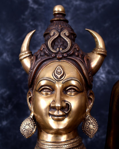 Brass Large Kamadhenu Cow — Goddess Form 30 inch, 56 kg