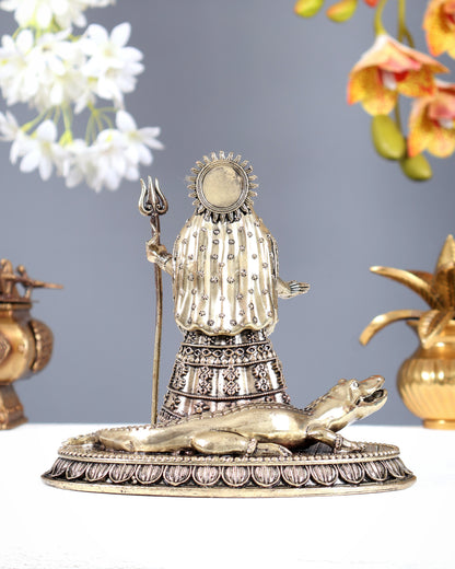 Brass Superfine Khodiyar Maa Idol – Sacred Hindu Goddess Murti for Home Temple (6.5 Inches)