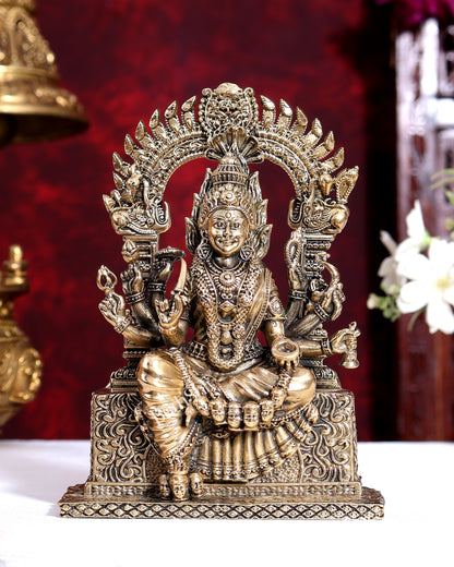 Brass Superfine Mariamman Idol – Hollow Casted 6 inch