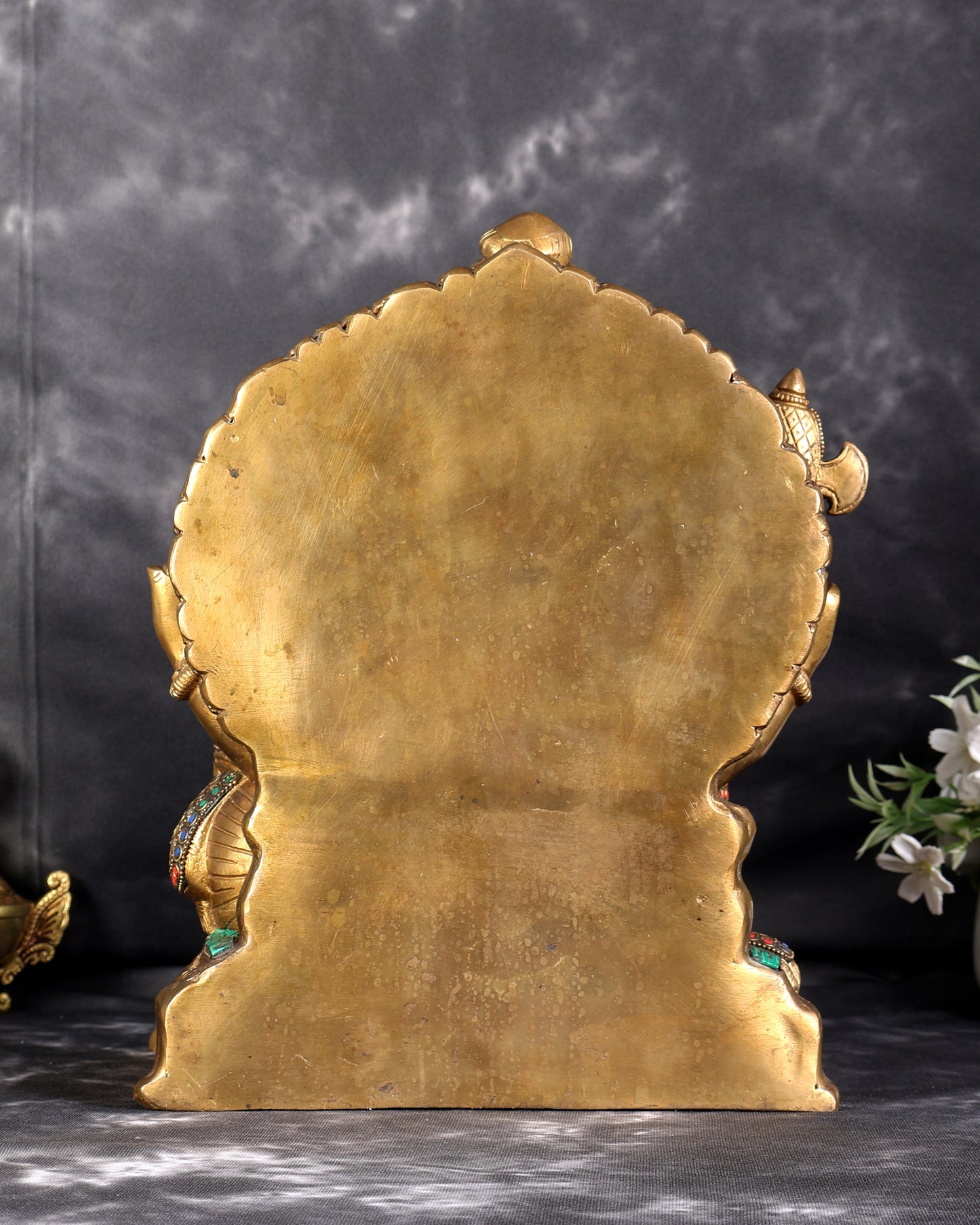 Brass Ganesha Statue - 13 inch