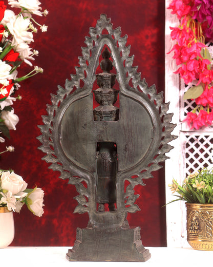 Vintage Bronze Avalokiteshvara – Handcrafted Sculpture 17 inch