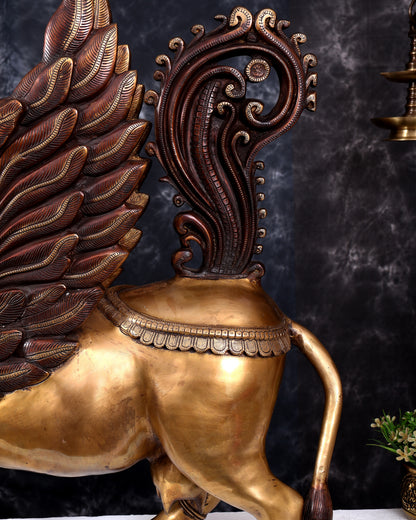Brass Large Kamadhenu Cow — Goddess Form 30 inch, 56 kg