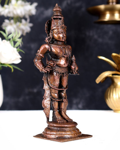 Pure Copper Panduranga Vitthal Idol 7 inch