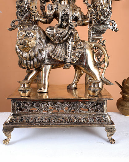 Premium Brass Handcrafted Goddess Durga Statue 26 inch