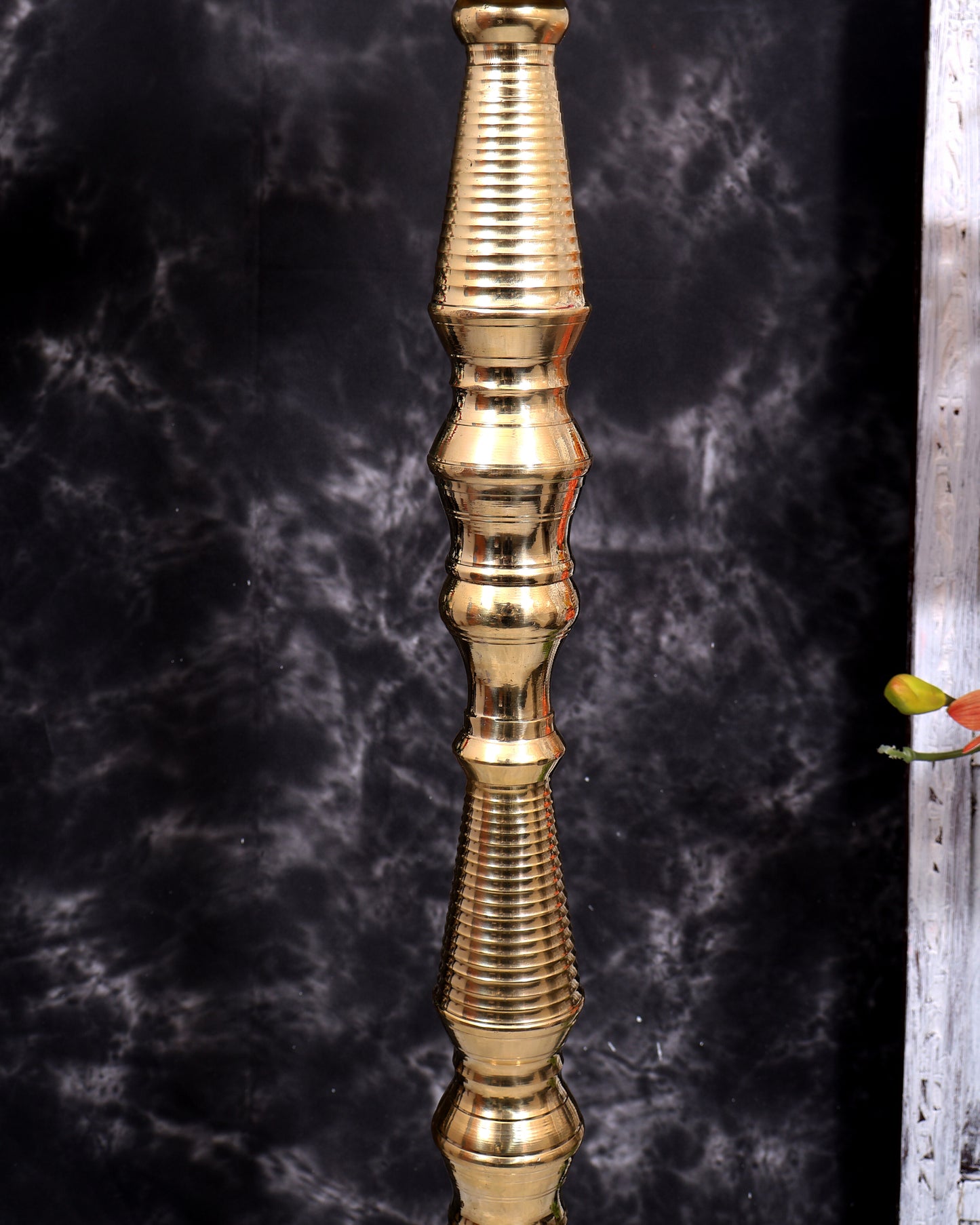 Brass Large Peacock Samai Inauguration Lamp (Pair) 54 inch