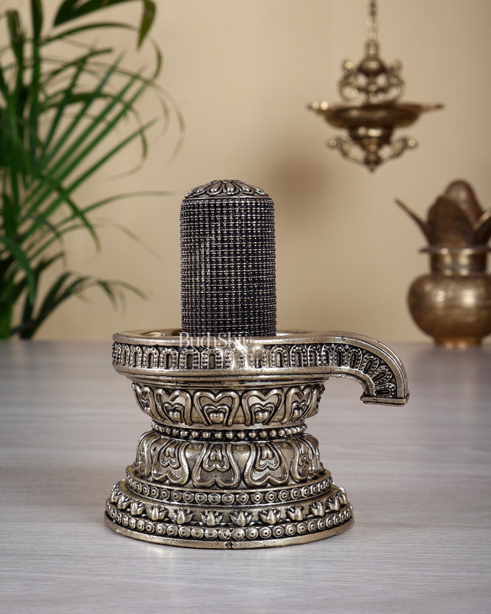 Shiv Lin Superfine Brass 1008 Carved Shiv Ling on Maha Shivling | Sacred Hindu ...