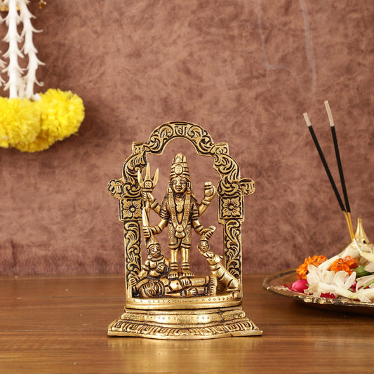 Superfine Brass Mahalasa Narayani Mohini Vishnu Avatar Idol | Height 5.5 inch - Budhshiv.com