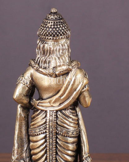 Superfine Brass Murugan Swamy Idol – Two Size Options | Intricately Crafted - Budhshiv.com