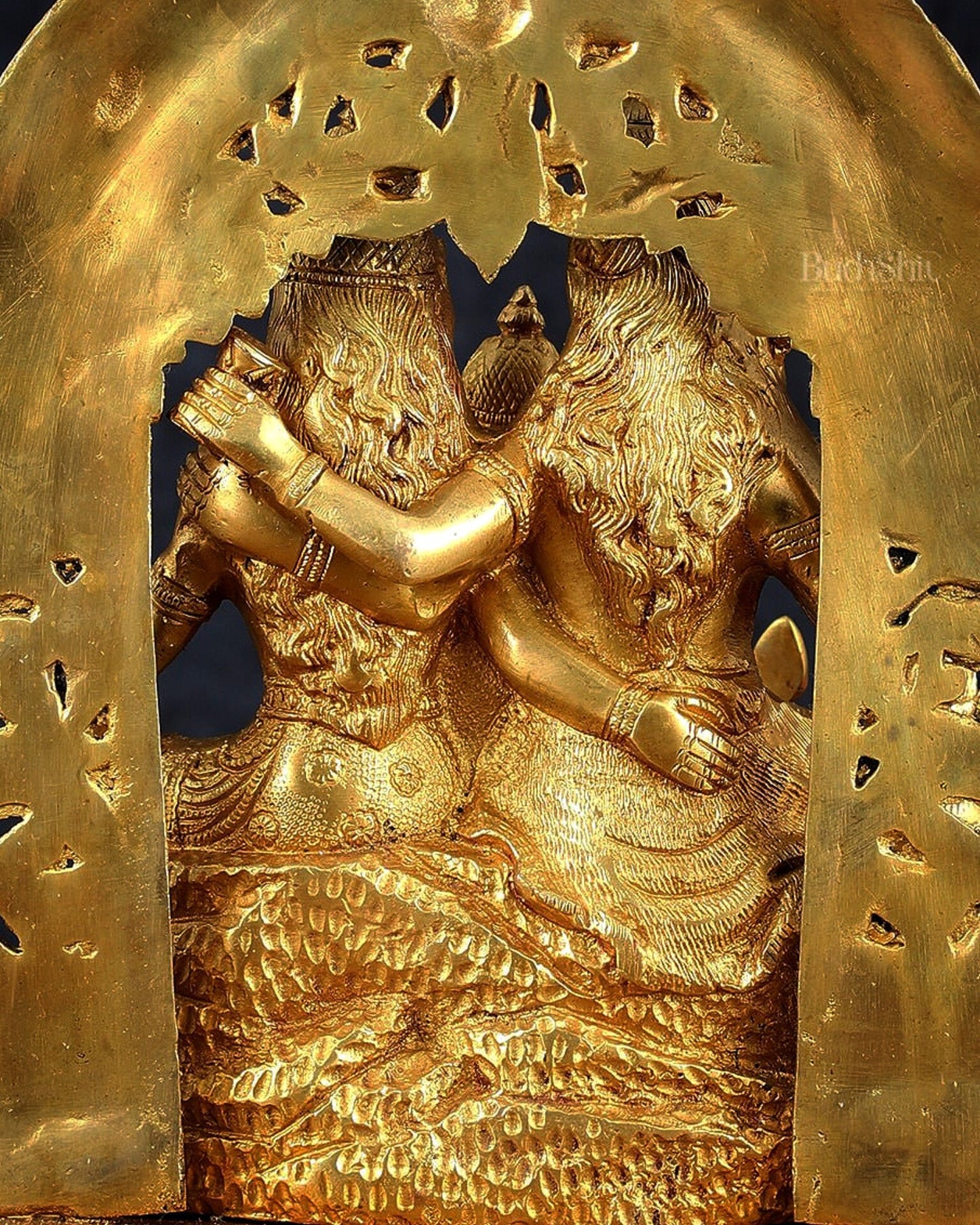 The complete Brass Shiva Parivar Idol 12" - Budhshiv.com