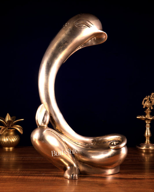 Unique Brass Modern Ganesha Statue – Contemporary Art Decor - Budhshiv.com
