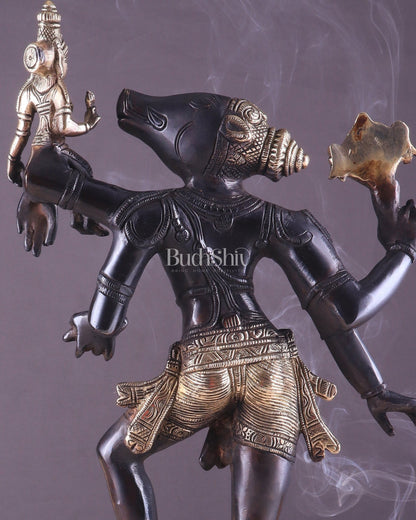 Varaha lakshmi Brass Idol 17.5" - Budhshiv.com