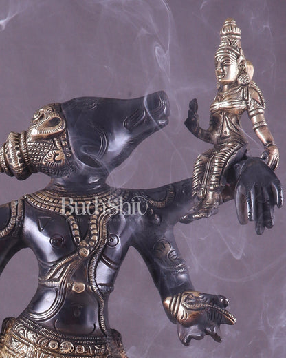 Varaha lakshmi Brass Idol 17.5" - Budhshiv.com