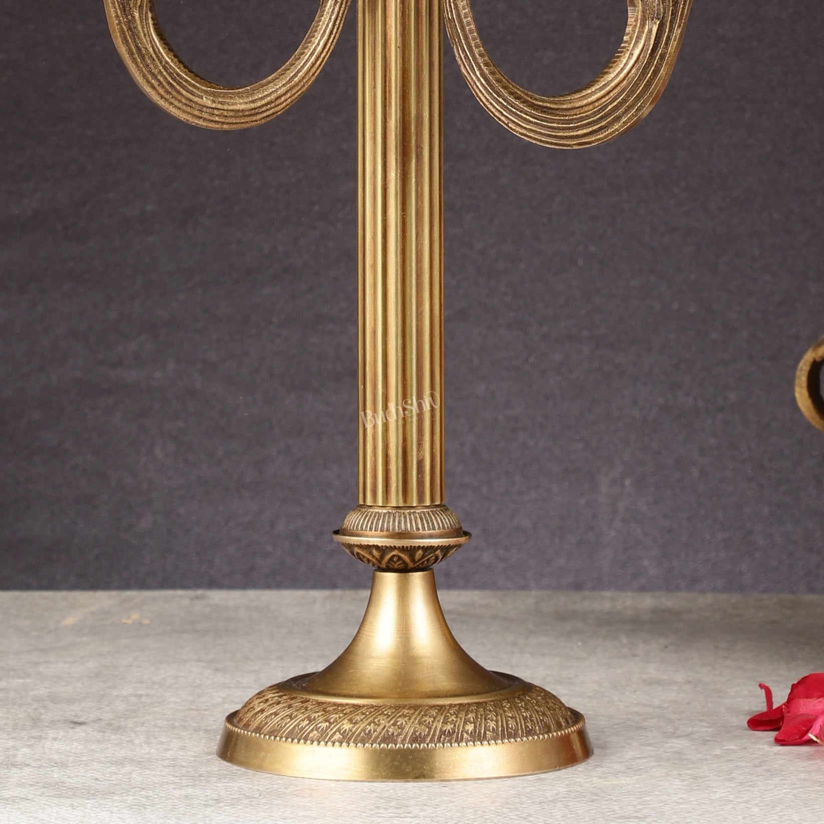 Buy Victorian Style Brass Candle Holder Height 14 inch