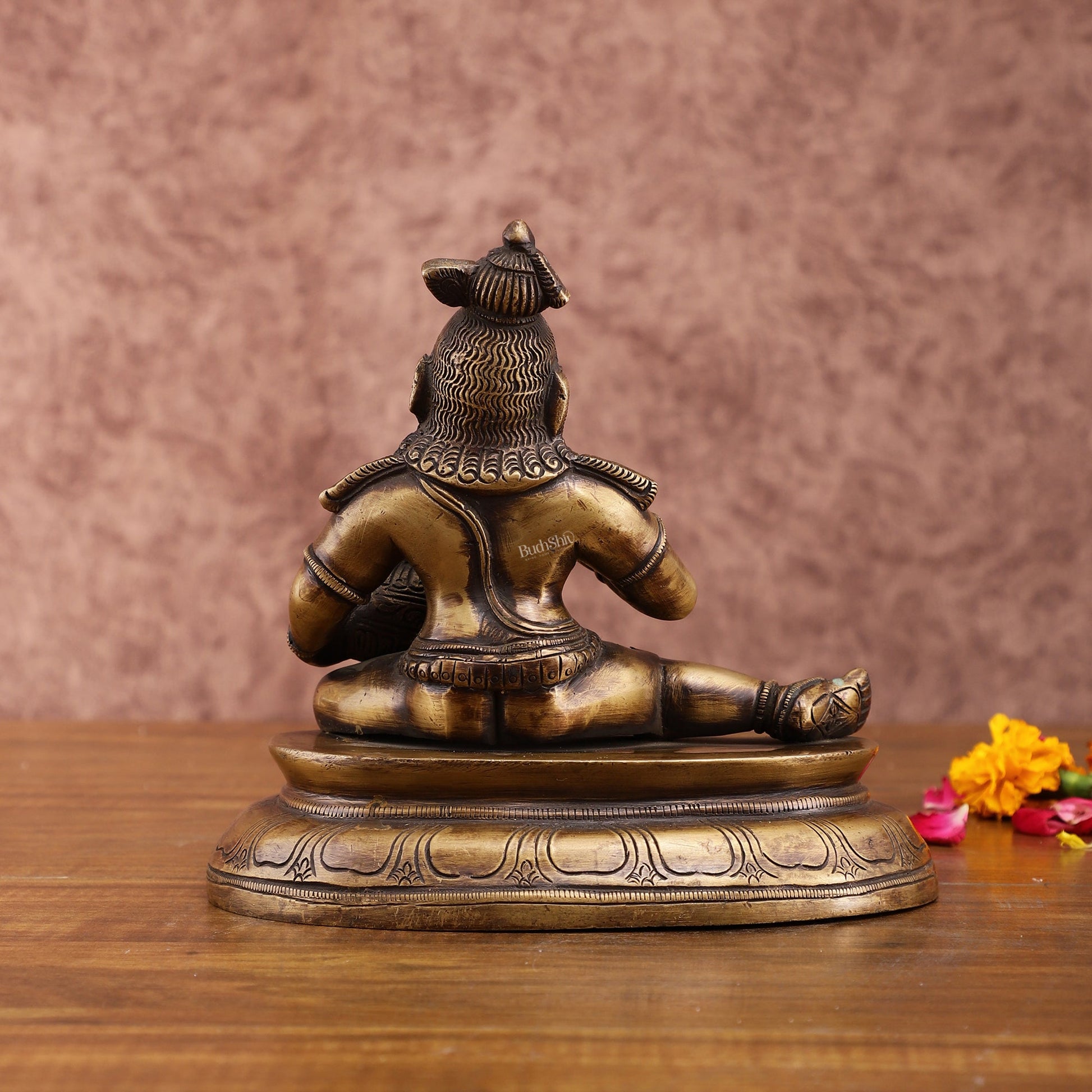 Vintage Pure Brass Makhan Chor Idol – Unique Handcrafted Statue - Budhshiv.com