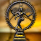 Antique Finish Brass Handcrafted Nataraja Statue - 35 inch - Budhshiv.com
