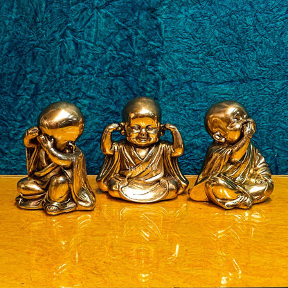 Baby Laughing Buddha monks - Budhshiv.com