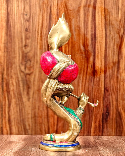 Beautiful Modern Aatma Krishna Brass Idol 20" | BudhShiv - Budhshiv.com