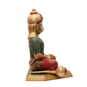 Beautifully Handcrafted Lord Hanuman Statue | Seated in Meditation | 16" Height - Budhshiv.com