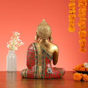 Blessing Buddha Brass Idol 12 inches - Budhshiv.com