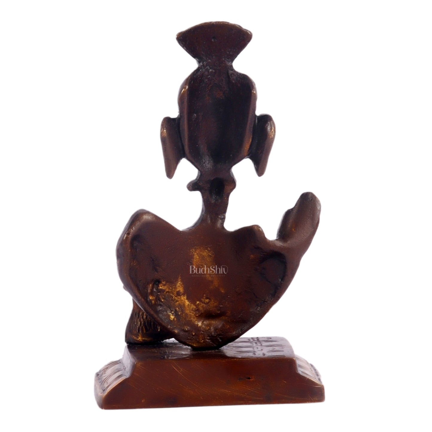 Brass Abstract Modern Pagadi Turban Ganesha 6 Perfect Gift Brown - BudhShiv - Budhshiv.com