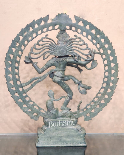 Brass Antique Finish Nataraja Statue - 20 Inch - Budhshiv.com