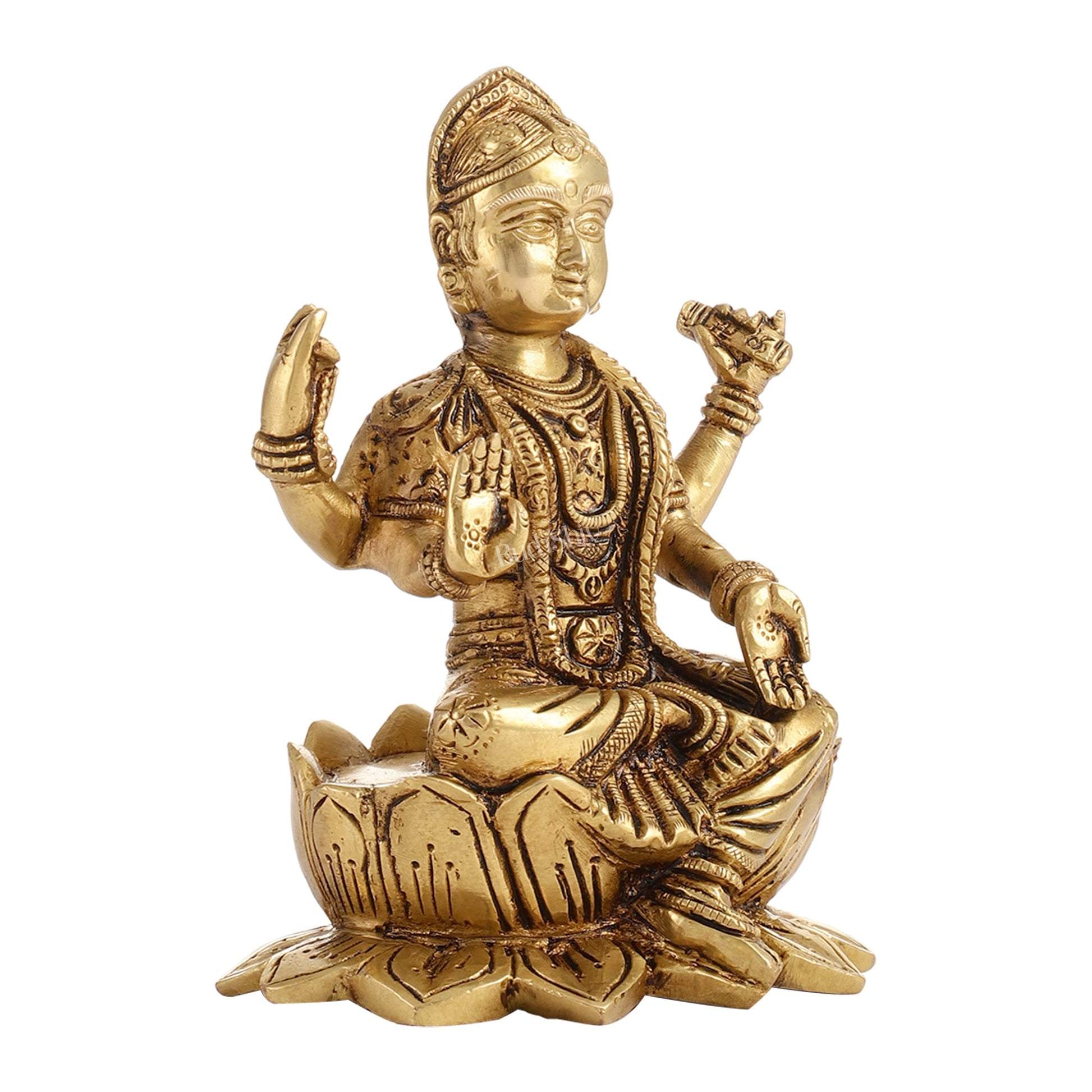 Brass Bal ambika ma balatirupurasundari/ Balambigai Statue 6.5" - Budhshiv.com